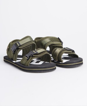 Superdry Trek Sandal Férfi Papucs Olivazöld | LMVTR1245